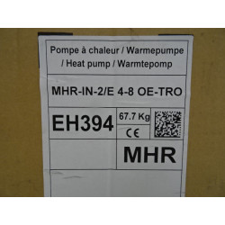 OERTLI MHR IN 2/E - Unité Intérieure de Pompe à Chaleur 4 à 8kW