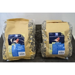 Lot de 4 sacs de 2,5 kg de nourriture graines pour oiseaux Bio WILBIRD Vogelvoer