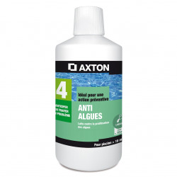AXTON 2151371 - Bidon de 1L Anti-algues pour Piscine Inférieur à 10 m³