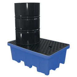 Bac - Palette de Rétention STOCKMAN en Polyéthylène Capacité 230L - BRP 2 - NEUF