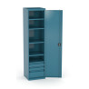 Armoire Haute d'Atelier HECO 1950x500mm 5 Tablettes 3 Tiroirs - 157 12 - NEUVE Déclassée