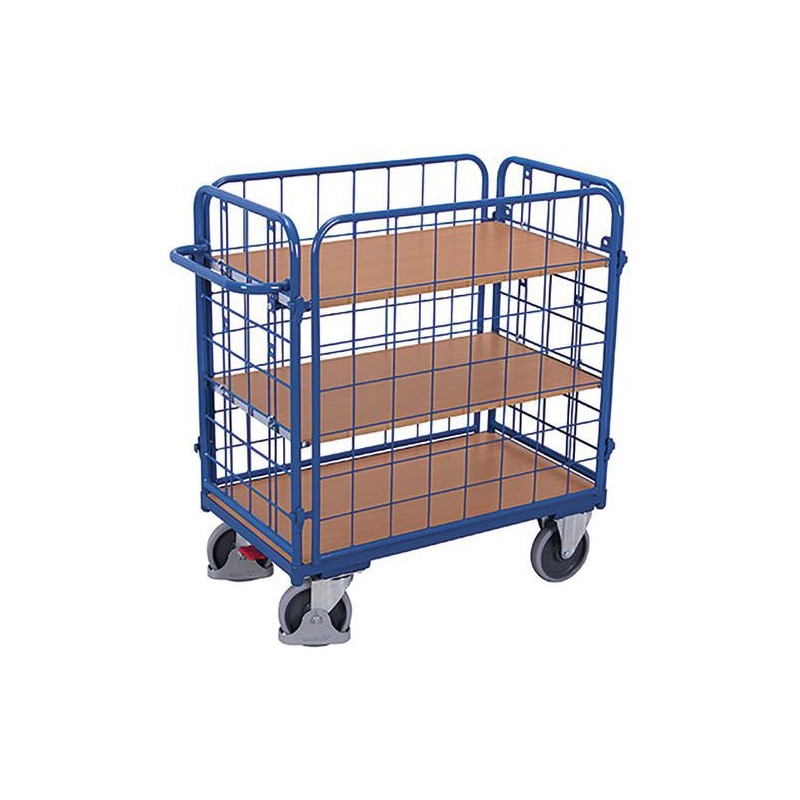 Chariot bas 3 étagères Chariot bas 3 étagères