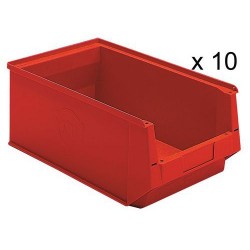 Lot de 8 Bacs à Bec / Boîte de Stockage UTZ Silafix - 500mm x 310mm x 200mm -...