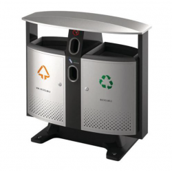 VEPA BINS VB 650408 - Poubelle d'extérieur 2 X 39 Litres