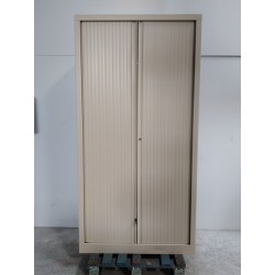 VINCO - Armoire métal à rideaux largeur 100 cm