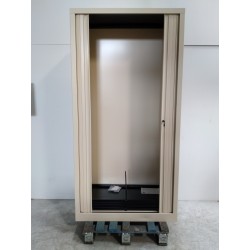 VINCO - Armoire métal à rideaux largeur 100 cm