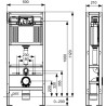 TECE 9500353 - Bâti-support module WC Premium avec réservoir uni
