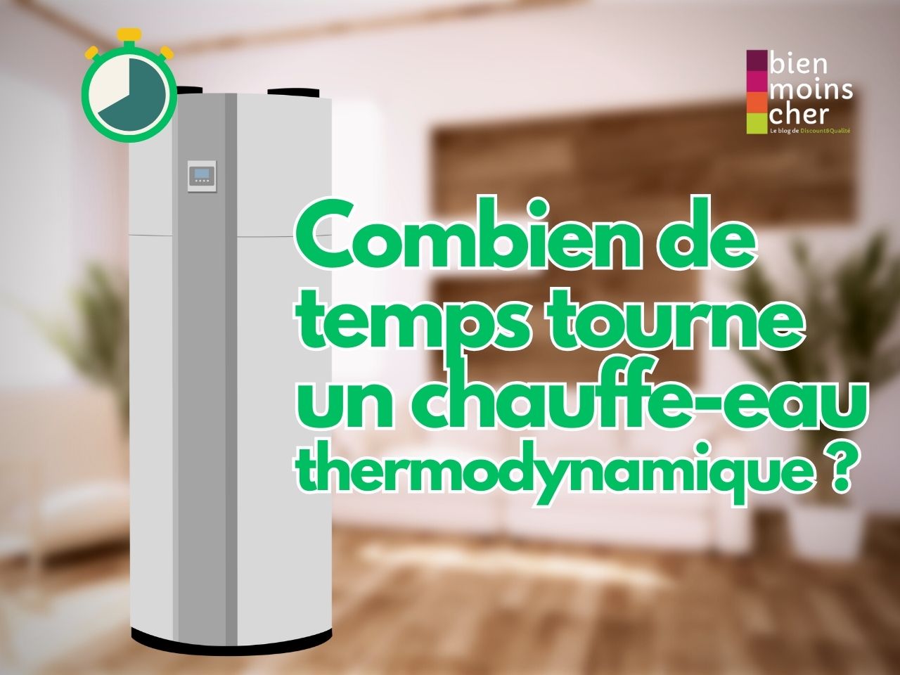 Combien de temps tourne un chauffe-eau thermodynamique ?