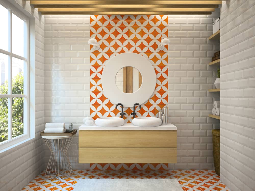 revetement-mural-salle-de-bain à la mode pas cher
