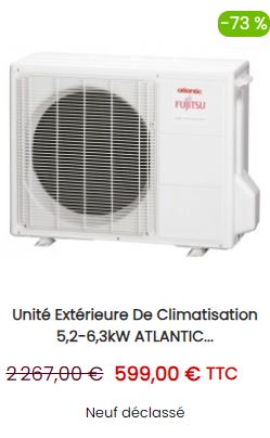 Unité Extérieure de Climatisation 5,2-6,3kW ATLANTIC Mono-Split