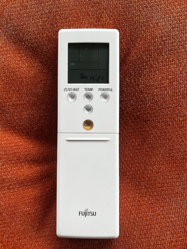 télécommande fujitsu clim