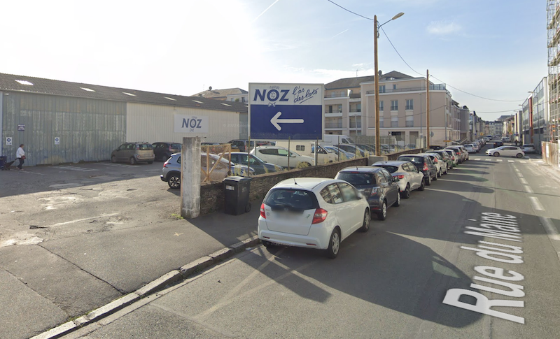 Devanture du NOZ d'Angers