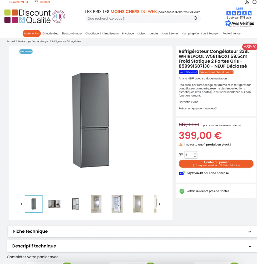 Discount&Qualité.fr – Le numéro 1 du déstockage en ligne à montpellier