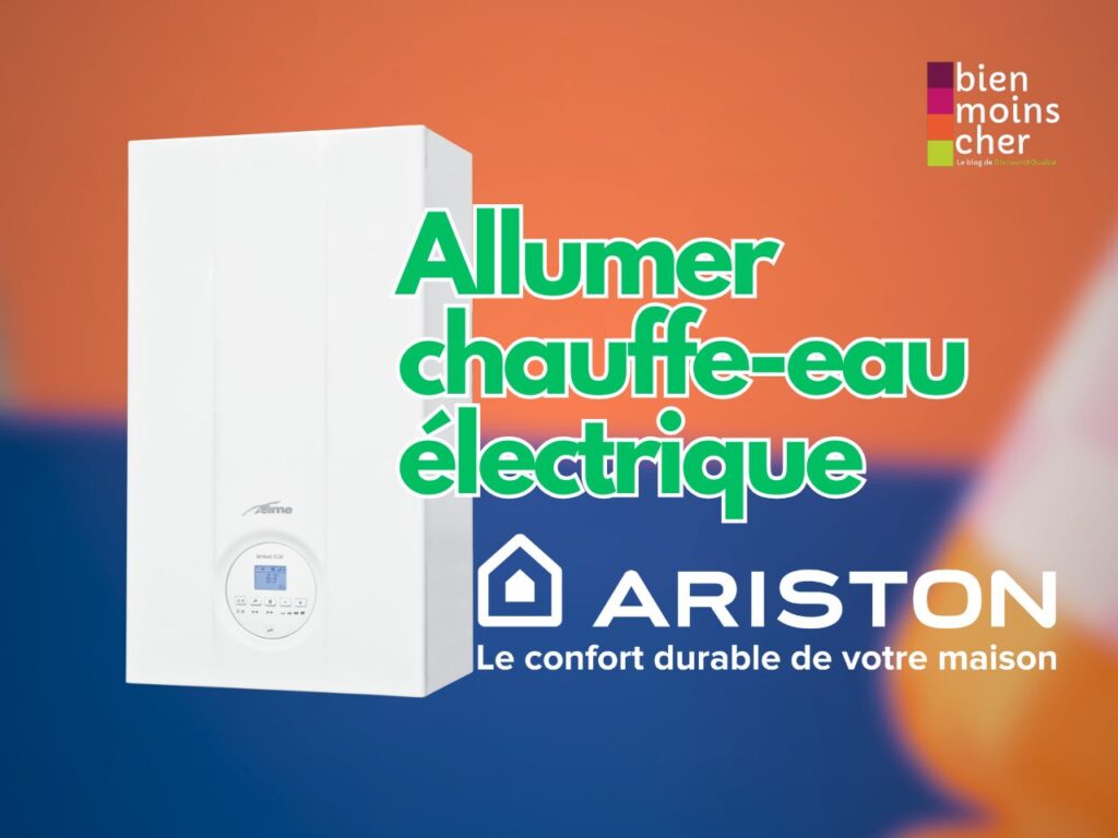 comment allumer un chauffe eau électrique illustration