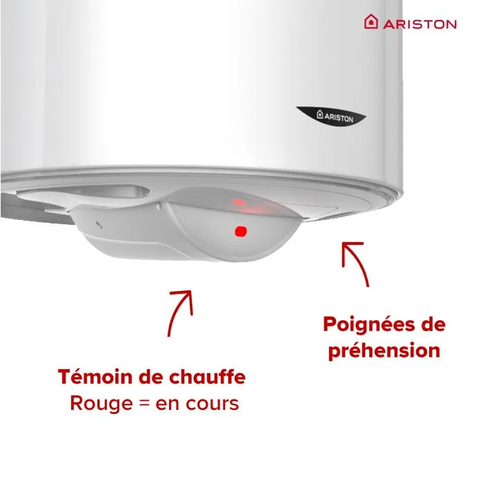 Diagnostic visuel (LED) : Le voyant vert indique que le mode protection est activé (il peut clignoter lentement sur batterie). Dans le cas ou le voyant orange ou rouge est allumé, ça veut dire qu'il y a une activité de la chauffe.