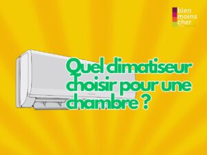Quel climatiseur choisir pour une chambre : exemple d'une unité murale split design installée dans une suite parentale moderne.