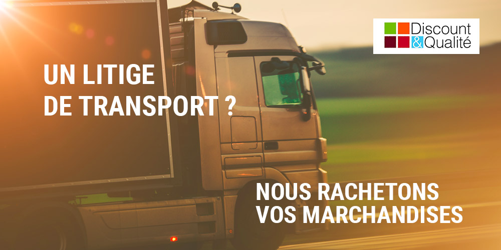 achat de marchandise en litige de transport